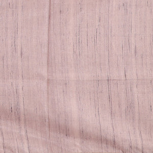 Violet zig zag striped  semi-banaras tussar saree  with contrast zari border & striped pallu