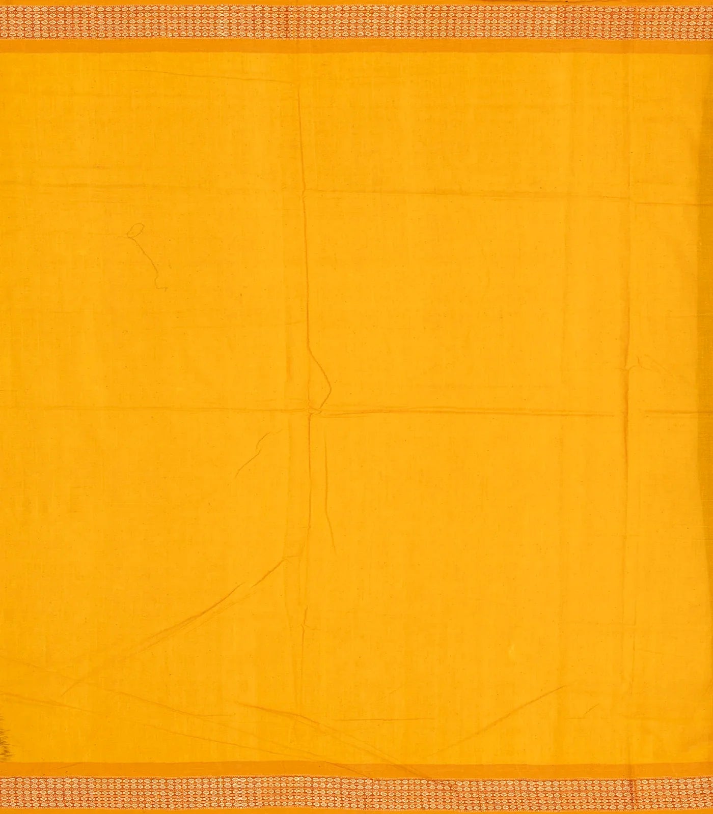 Dark Green Handloom Orissa Cotton Saree With Tie & Dye Pallu