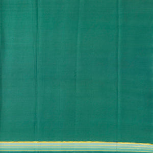 Light Green Mysore Plain Crepe Silk Saree With Contrast Green Border