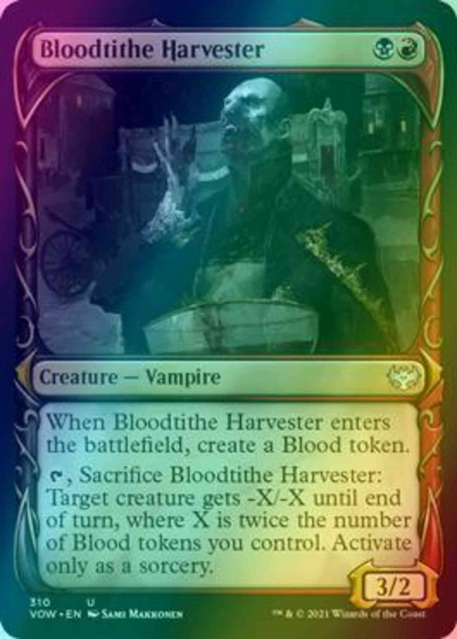 Bloodtithe Harvester [310] [Fang Frame Showcase] [Innistrad: Crimson Vow] [Foil]