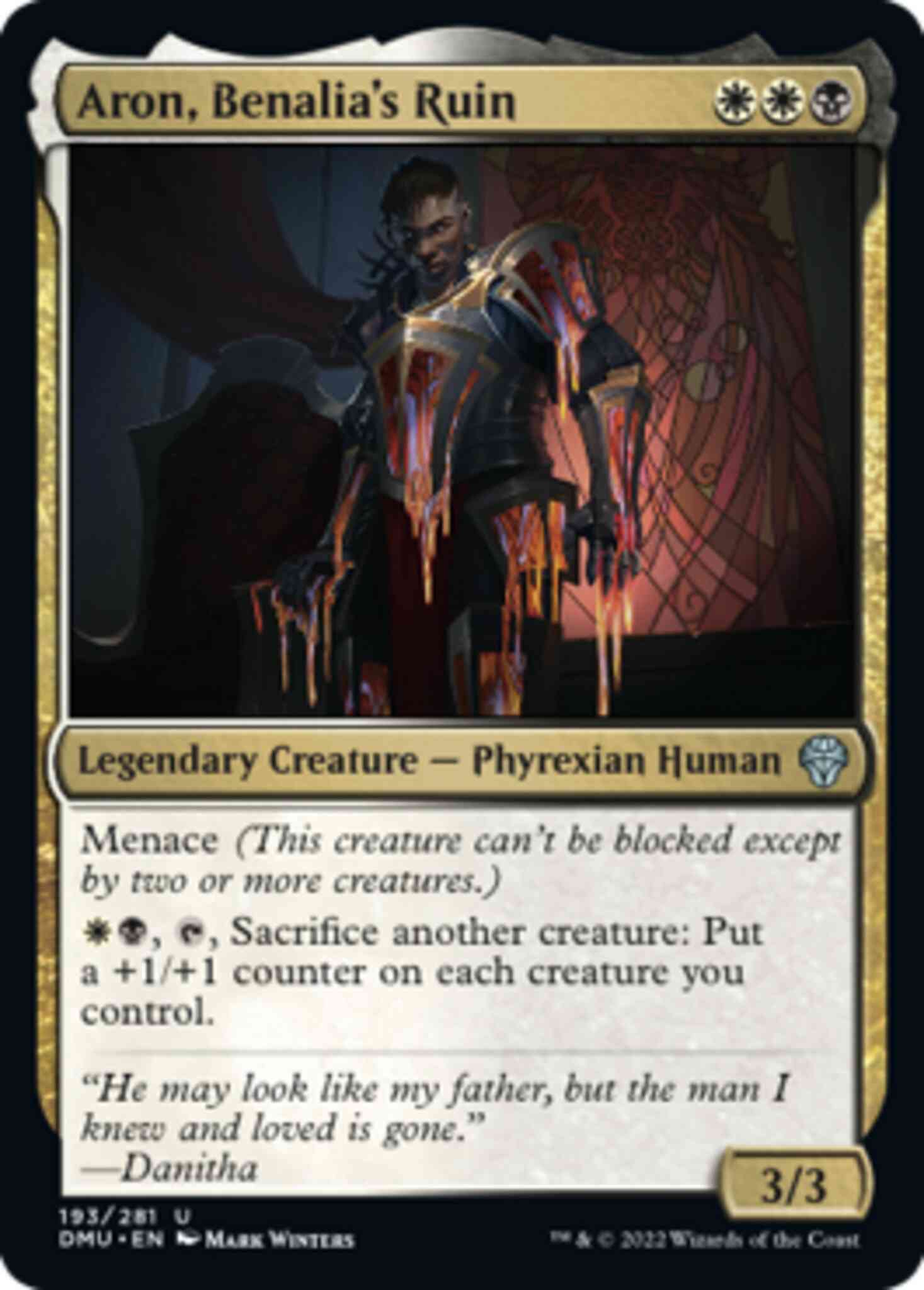 Aron, Benalia's Ruin [193] [Dominaria United] [Non-Foil]