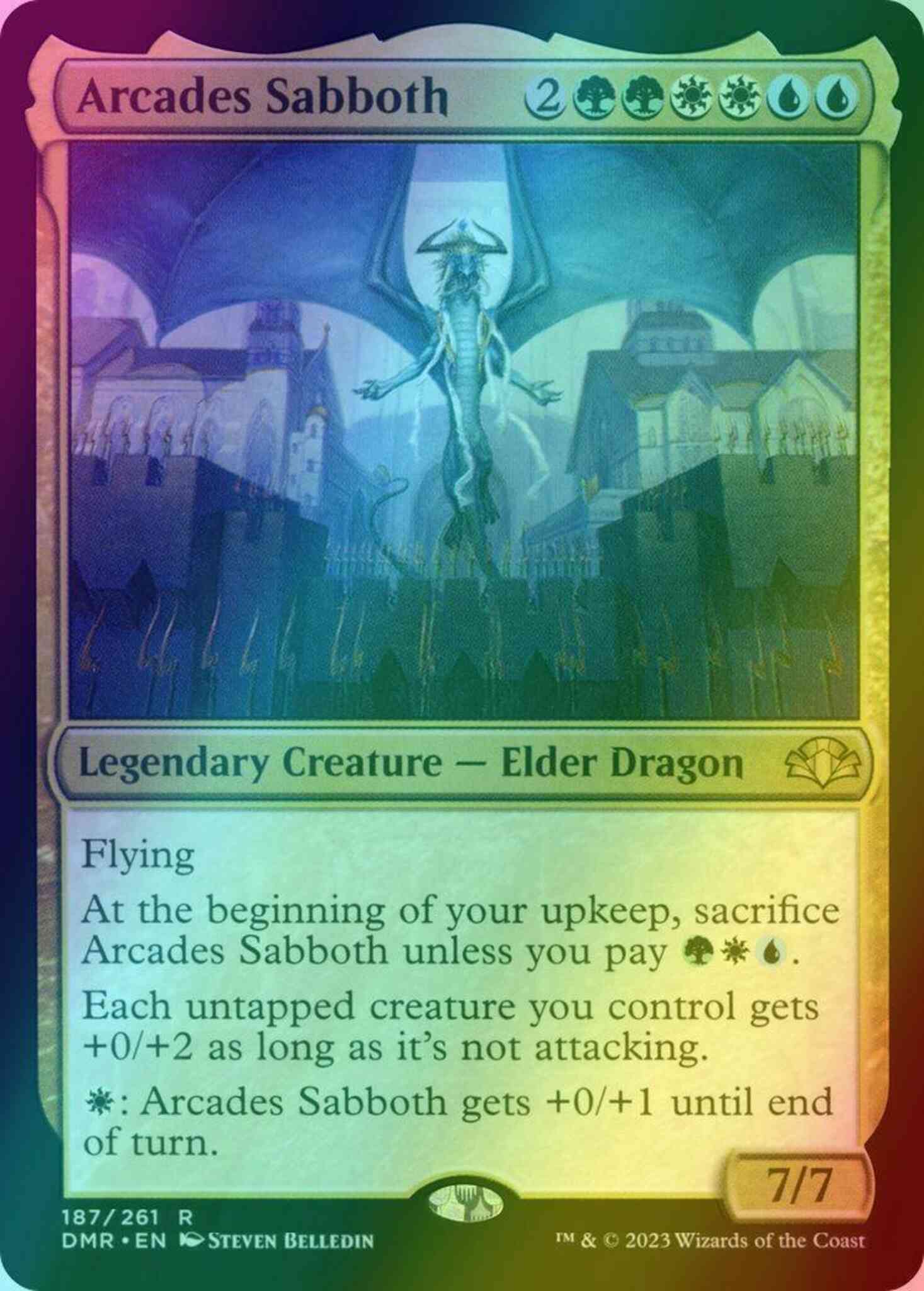 Arcades Sabboth [187] [Dominaria Remastered] [Foil]