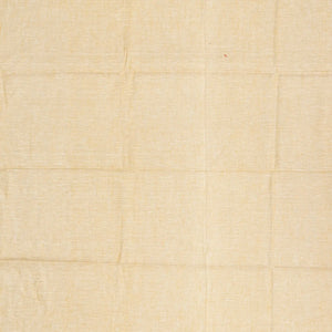 Peach Handloom Plain Linen Saree With Stripes in Pallu