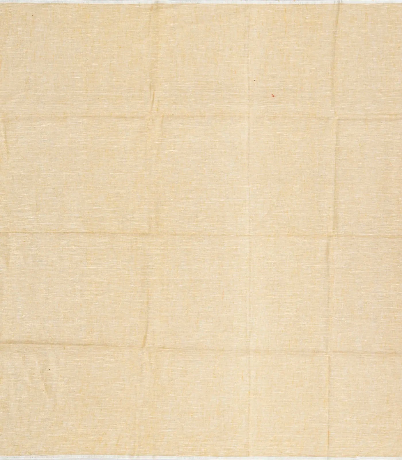 Peach Handloom Plain Linen Saree With Stripes in Pallu