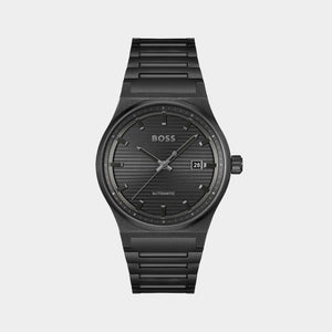 Candor Men Quartz Black Dial Analog Stainless Steel Watch 1514120