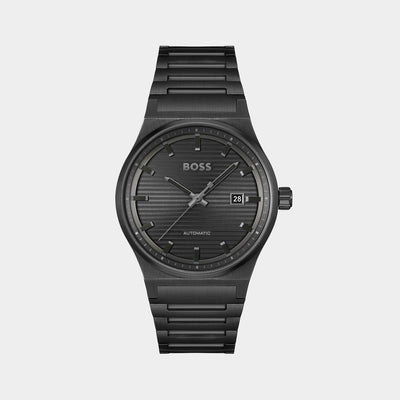 Candor Men Quartz Black Dial Analog Stainless Steel Watch 1514120