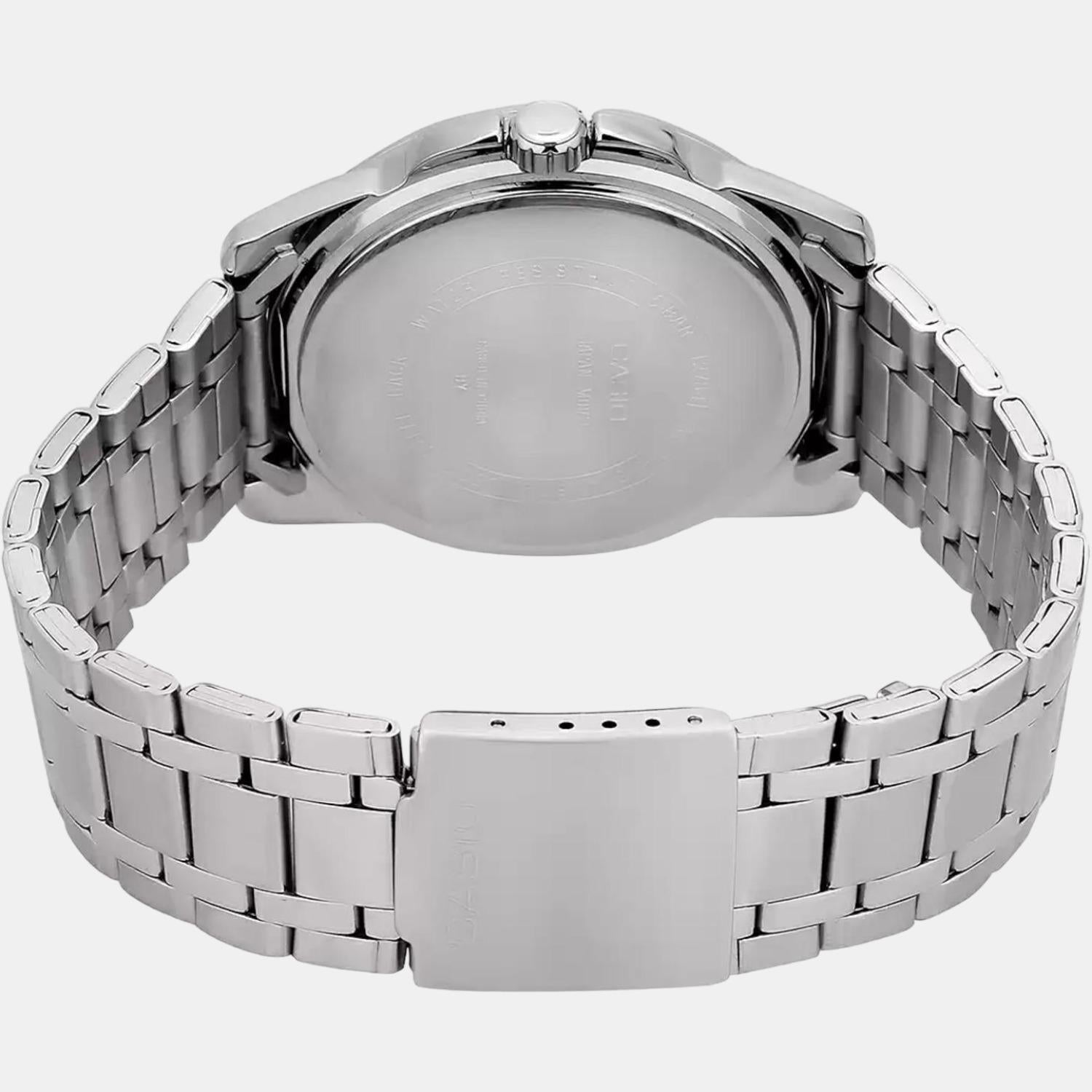 Enticer Men Quartz Black Dial Analog Stainless Steel Watch A550