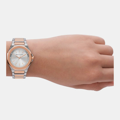 Andrea Women Quartz Silver Dial Analog Stainless Steel Watch AX4607