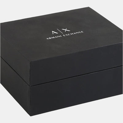 Cayde Men Quartz Black Dial Analog Stainless Steel Watch AX2701