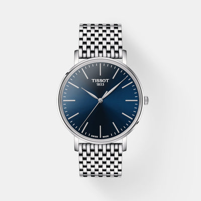 Everytime Men Quartz Blue Dial Analog Stainless steel Watch T1434101104100