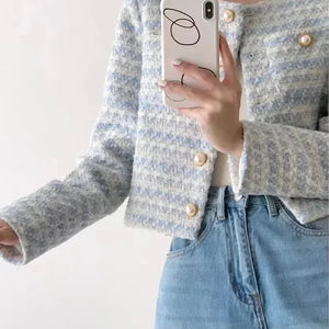 Bravia Statement Woolen Tweed Coat