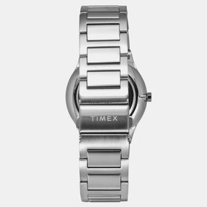 E Class Men Quartz White Dial Analog Stainless Steel Watch TWEG23600