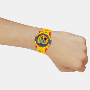 G-Shock Men Quartz Yellow Dial Digital Resin Watch G1344