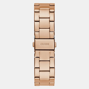 Cubed Women Quartz Brown Dial Analog Stainless Steel Watch GW0607L3