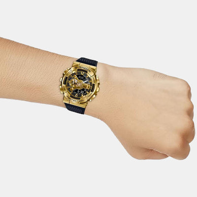 G-Shock Men Quartz Gold Dial Analog-Digital Resin Watch G1053