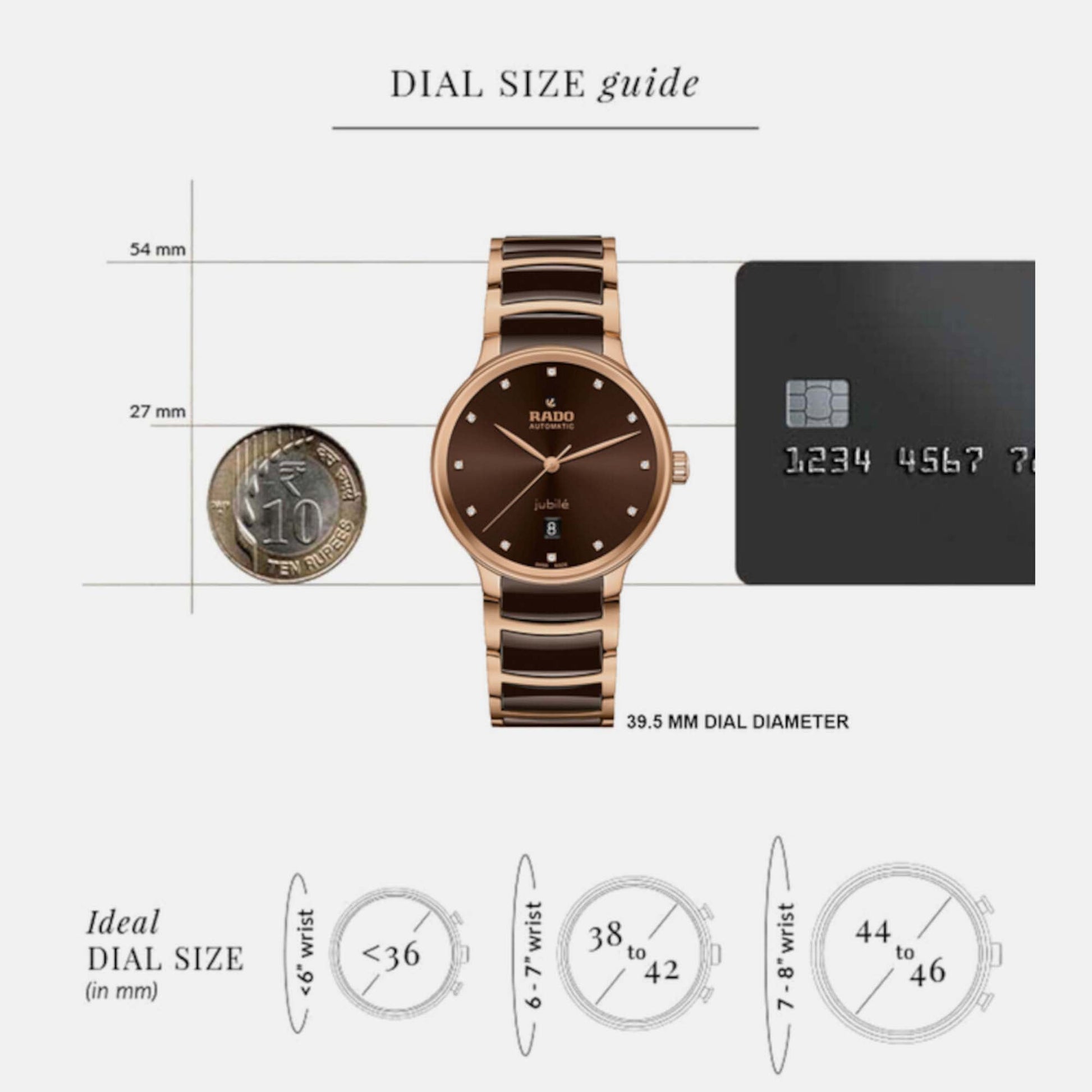 Centrix Unisex Automatic Brown Dial Analog Stainless Steel Watch R30017732