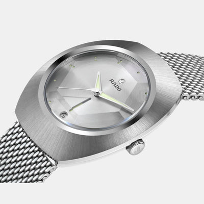 Diastar Unisex Automatic Grey Dial Analog Stainless Steel Watch R12163118