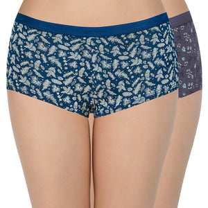 Print Low Rise Boyshort Panties (Pack of 2)