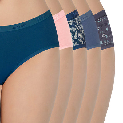 Assorted Low Rise Hipster Panties (Pack of 5)
