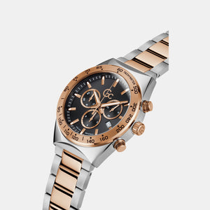 Clubhouse Chrono Men Quartz Black Dial Chronograph Stainless Steel Watch Z17003G2MF