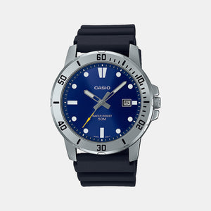 Enticer Men Quartz Blue Dial Analog Resin Watch A2140