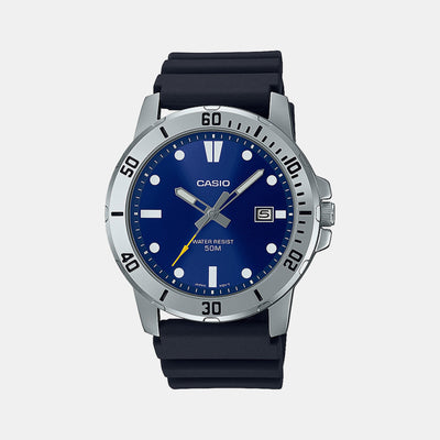 Enticer Men Quartz Blue Dial Analog Resin Watch A2140