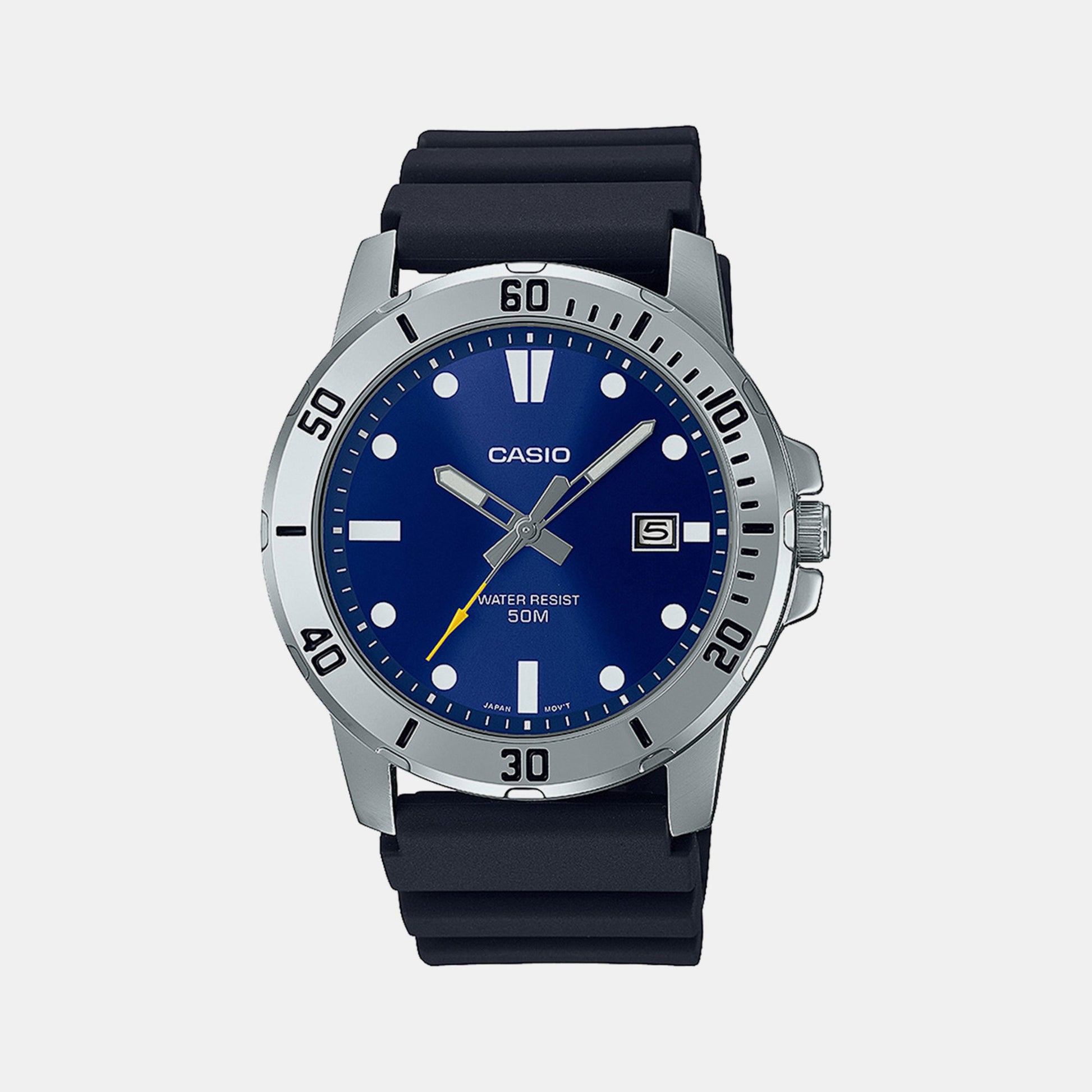 Enticer Men Quartz Blue Dial Analog Resin Watch A2140