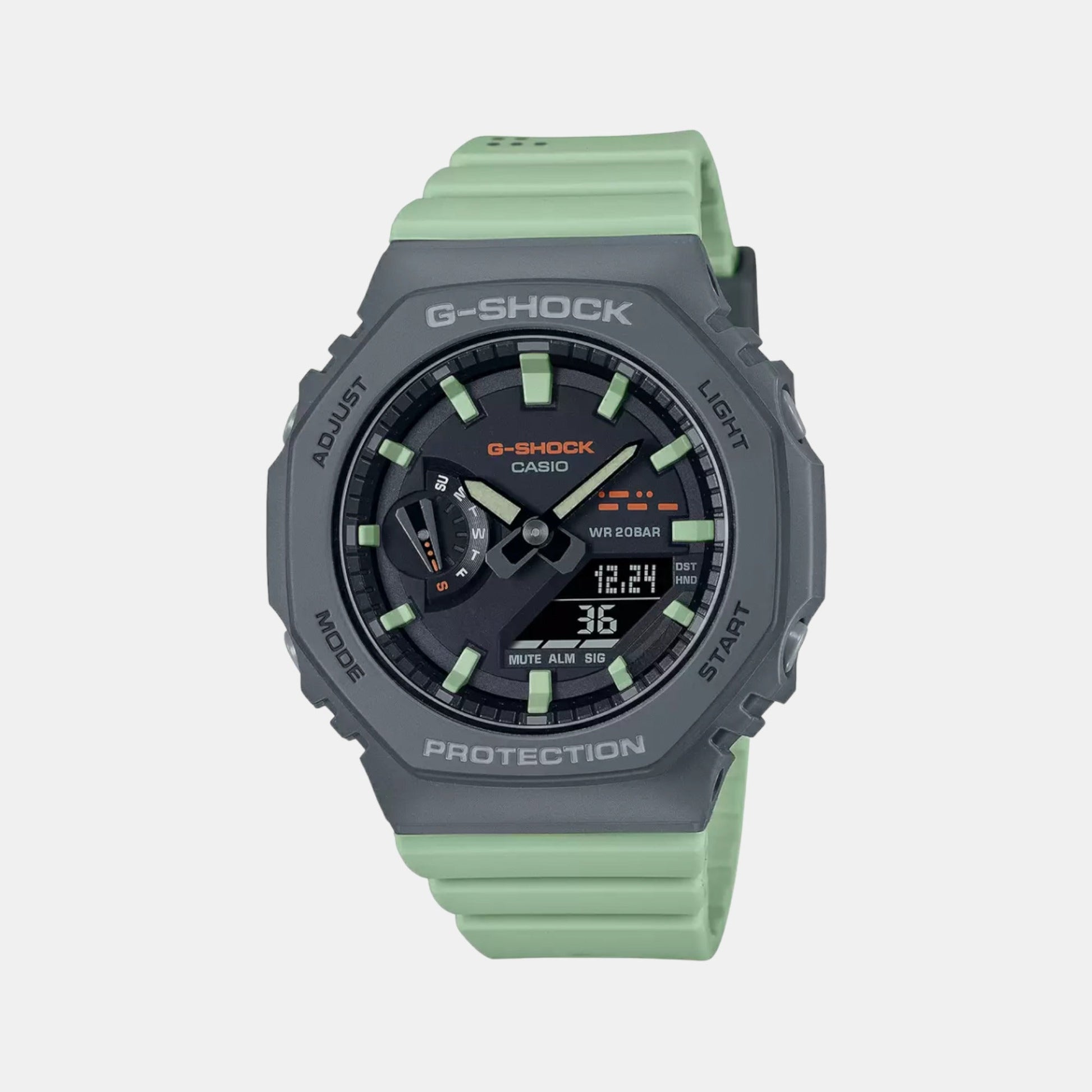 G-Shock Men Quartz Grey Dial Analog-Digital Resin Watch G1320