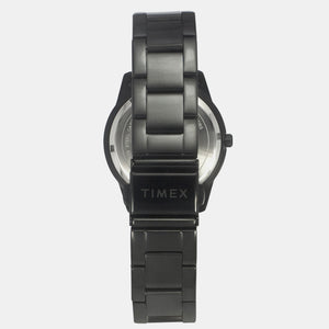 E Class Women Quartz Black Dial Chronograph Stainless Steel Watch TWEL16804