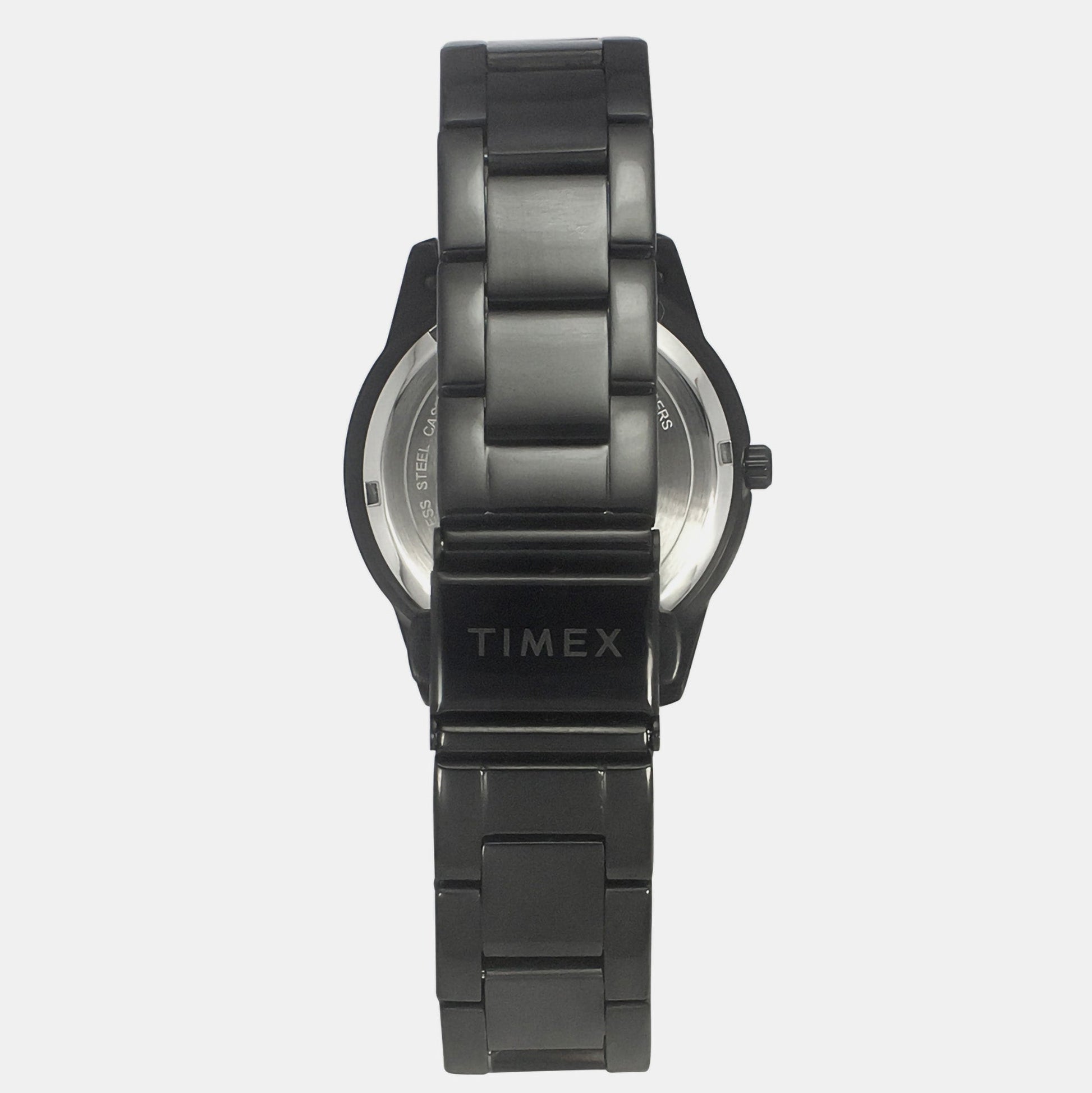 E Class Women Quartz Black Dial Chronograph Stainless Steel Watch TWEL16804