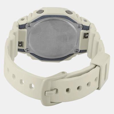 G-Shock Women Quartz White Dial Analog-Digital Resin Watch G1377