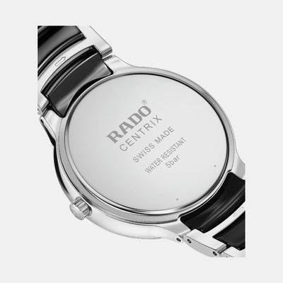 Centrix Unisex Quartz Black Dial Analog Ceramic Watch R30021152