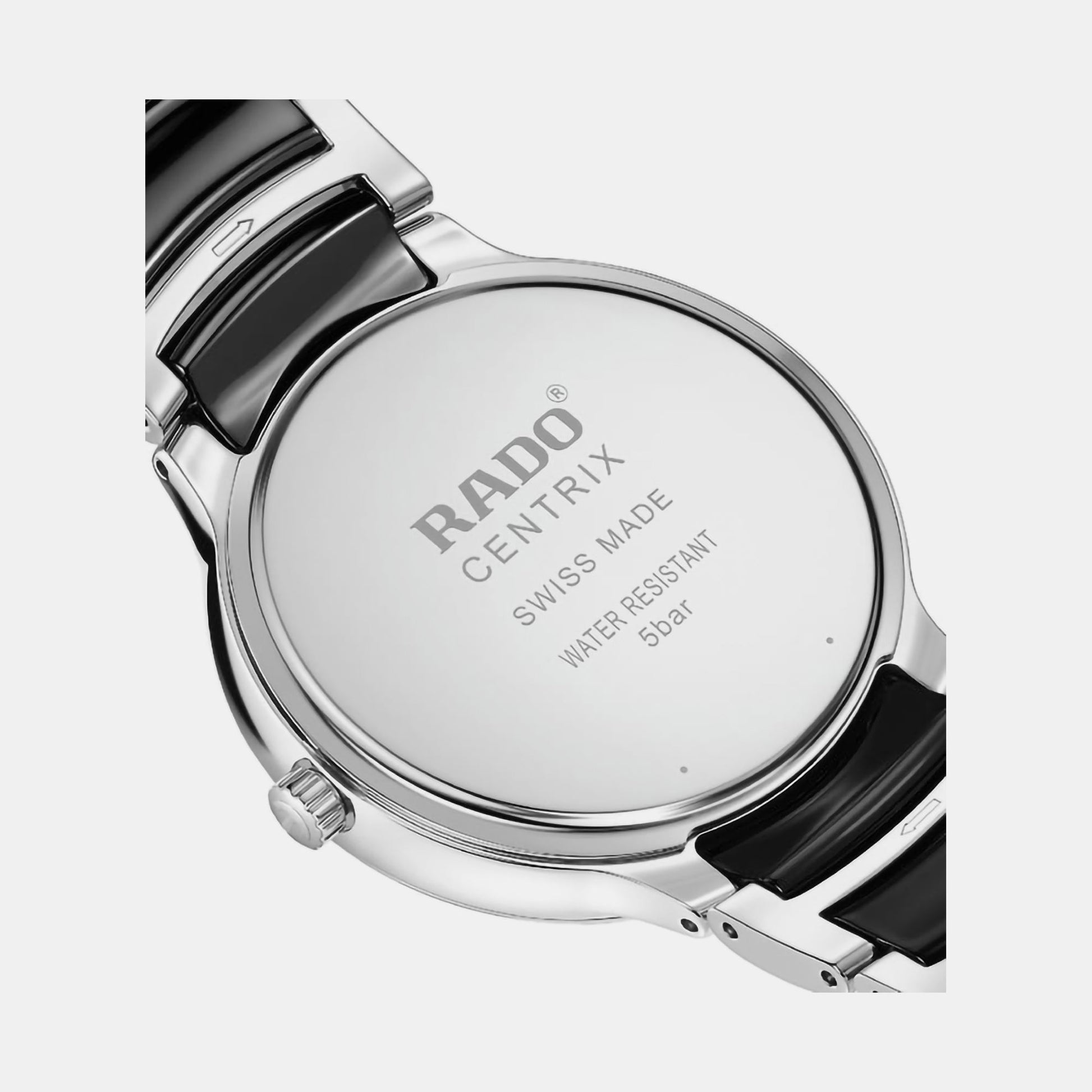 Centrix Unisex Quartz Black Dial Analog Ceramic Watch R30021152