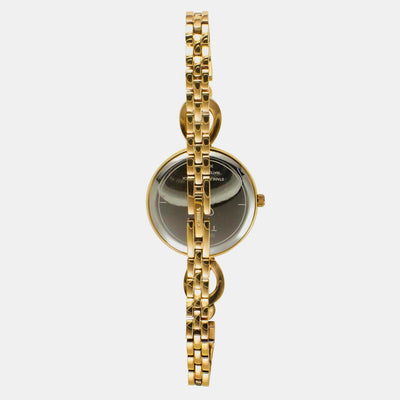 Fria Women Quartz Mother Of Pearl Dial Analog Brass Watch TWEL18101