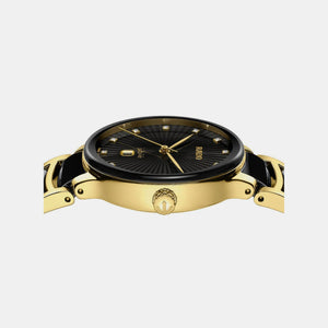 Centrix Women Quartz Black Dial Analog Ceramic Watch R30025742