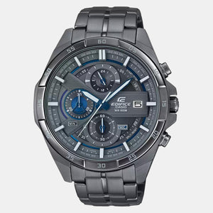 Edifice Men Quartz Grey Dial Chronograph Stainless Steel Watch EX494