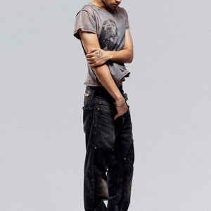 RECONSTRUCTED CARPENTER FLARED JEANS (MAKE TO ORDER)