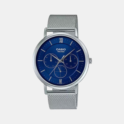 Enticer Men Quartz Blue Dial Chronograph Stainless Steel Watch A1921