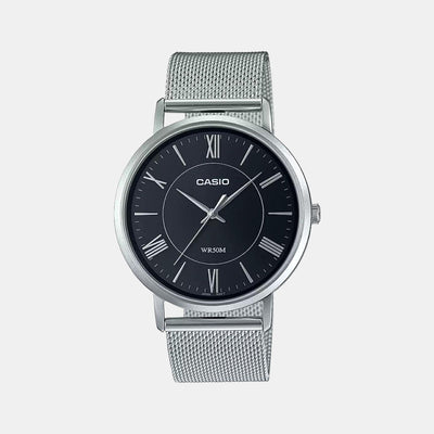 Enticer Women Quartz Black Dial Analog Stainless Steel Watch A1917