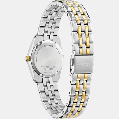 Corso Women Eco-Drive White Dial Analog Stainless Steel Watch EW2299-50A