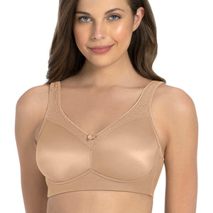 Elegant Support Non-padded & Non-wired Bra - Sandalwood