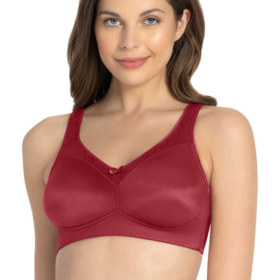 Elegant Support Non-padded & Non-wired Bra - Henna