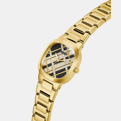 Clash Women Quartz Two Tone Dial Analog Stainless Steel Watch GW0600L2