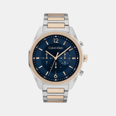 Ck Force Men Quartz Blue Dial Chronograph Stainless Steel Watch 25200265
