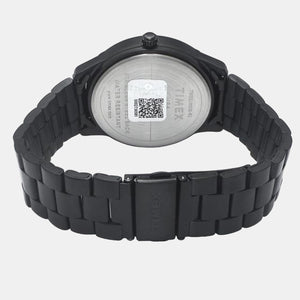 Fashion Men Quartz Black Dial Multi-Function Stainless Steel Watch TWEG18508