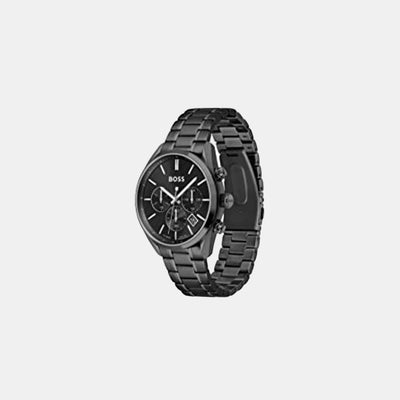 Champion Men Quartz Black Dial Chronograph Stainless Steel Watch 1513960