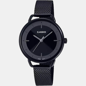 Enticer Women Quartz Black Dial Analog Stainless Steel Watch A1798