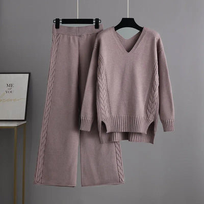 Leslie Luxe Winter Coord Set - Tracksuit