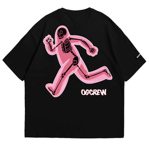 BLACK BUBBLE GUM TEE