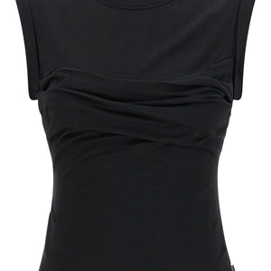 Alexander Wang Twisted Bust Layered Tank Top